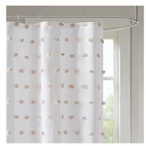 Madison Park Lauren Shower Curtain, Light Pink, 72X72